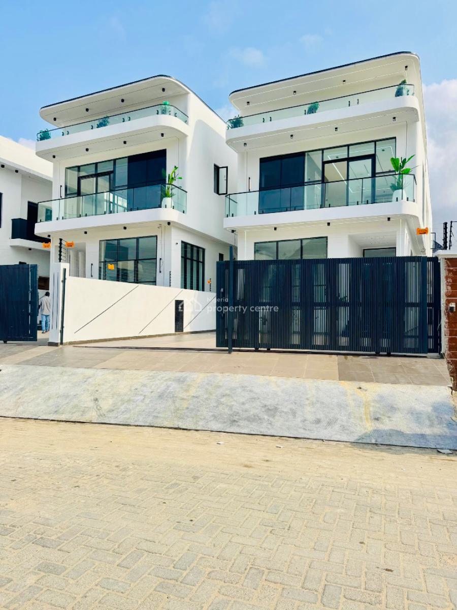 Unique 5 Bedroom Fully Detached Duplex  Pool, Chevron Toll Gate, Lekki, Lagos, Detached Duplex for Sale