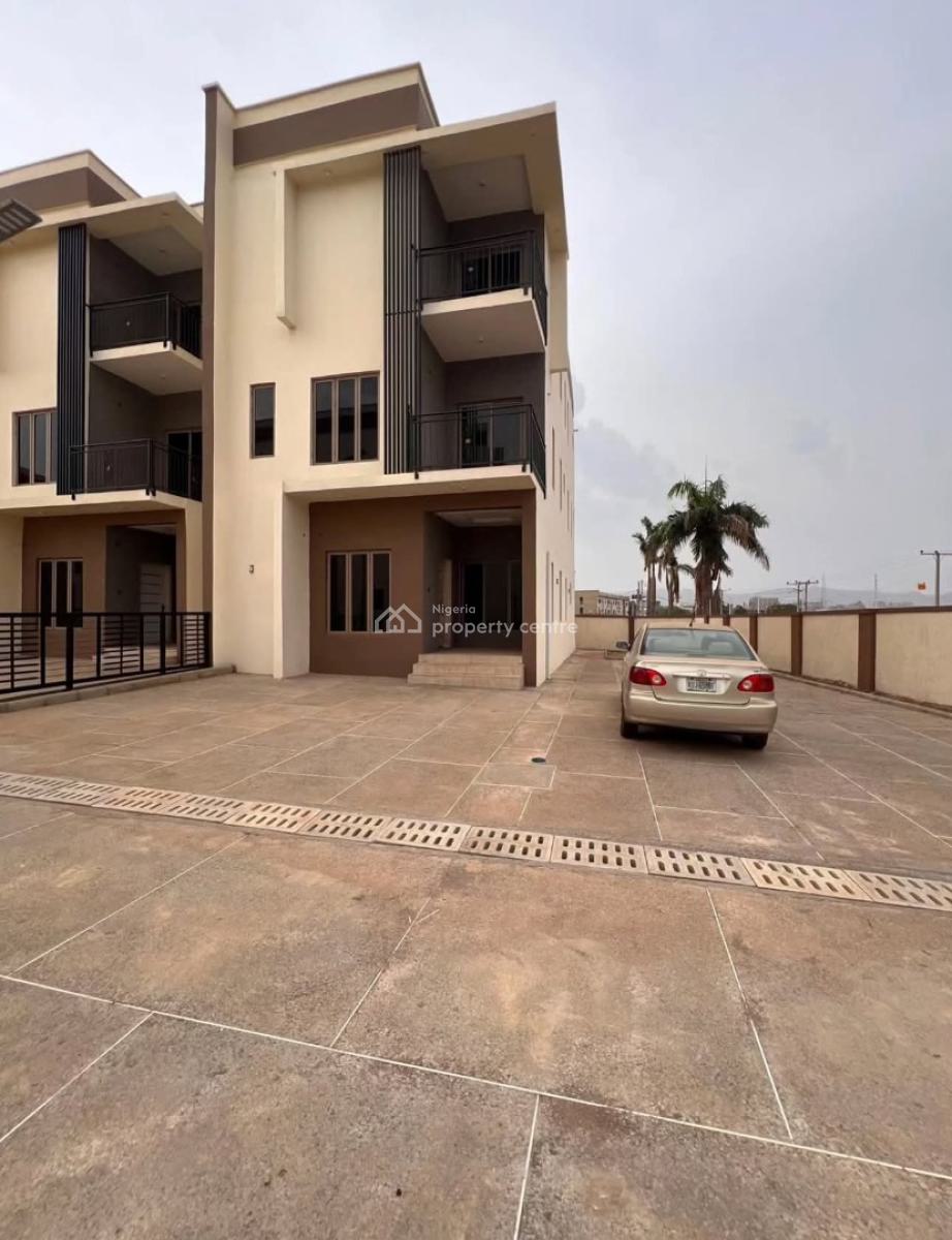Exquisite 5 Bedroom Terrace Duplex with Bq, Kado, Abuja, Terraced Duplex for Rent