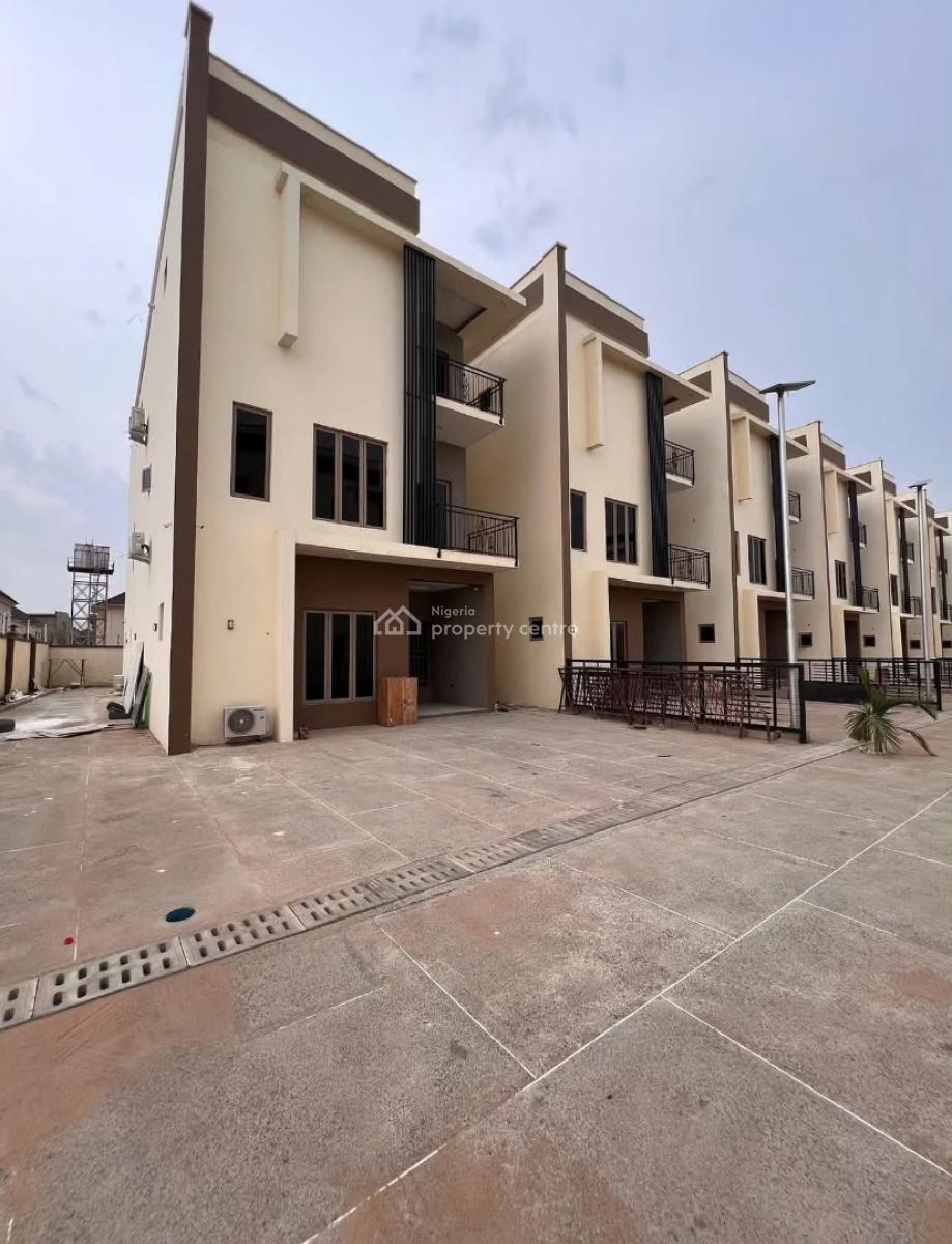 Exquisite 5 Bedroom Terrace Duplex with Bq, Kado, Abuja, Terraced Duplex for Rent