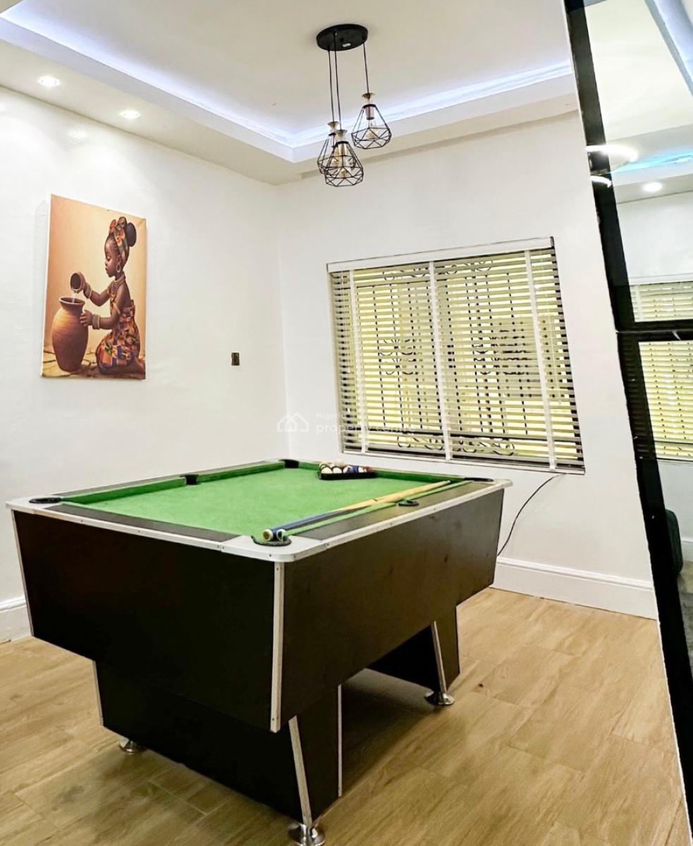 Luxury 3 Bedroom Apartment with Snooker Board and Pool, Ikate, Lekki, Lagos, Flat / Apartment Short Let