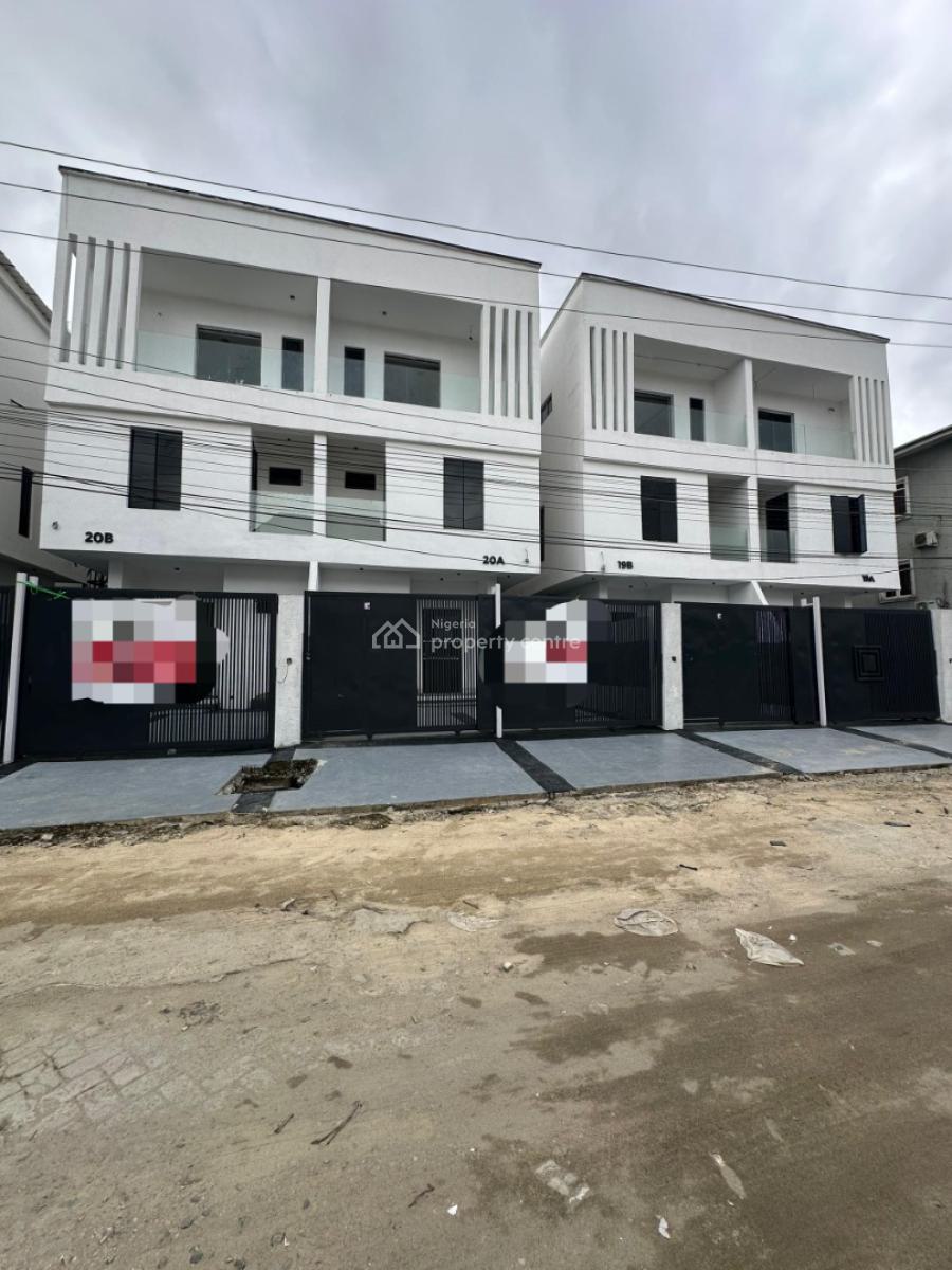 Exquisitely Built 4 Bedroom Semi Detached Duplex with Bq, Agungi, Lekki, Lagos, Semi-detached Duplex for Sale