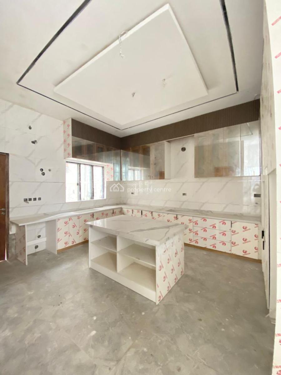 a Nicely Built 5 Bedroom Fully-detached Duplex   with Pool and Cinemw, Chevron. Toll-gate, Lekki, Lagos, Detached Duplex for Sale