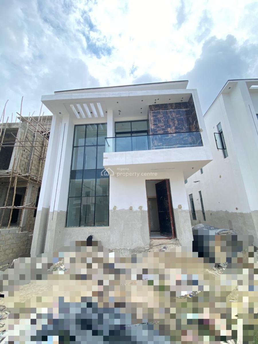 a Nicely Built 5 Bedroom Fully-detached Duplex   with Pool and Cinemw, Chevron. Toll-gate, Lekki, Lagos, Detached Duplex for Sale