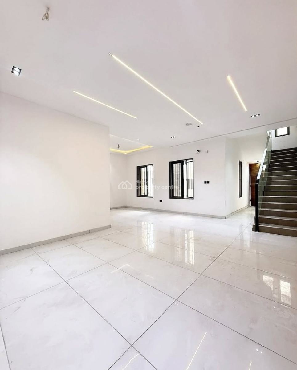 New and Serviced 4 Bedroom En-suite Townhouse with Fitted Kitchen, Coo, Lekki Phase 1, Lekki, Lagos, Terraced Duplex for Rent