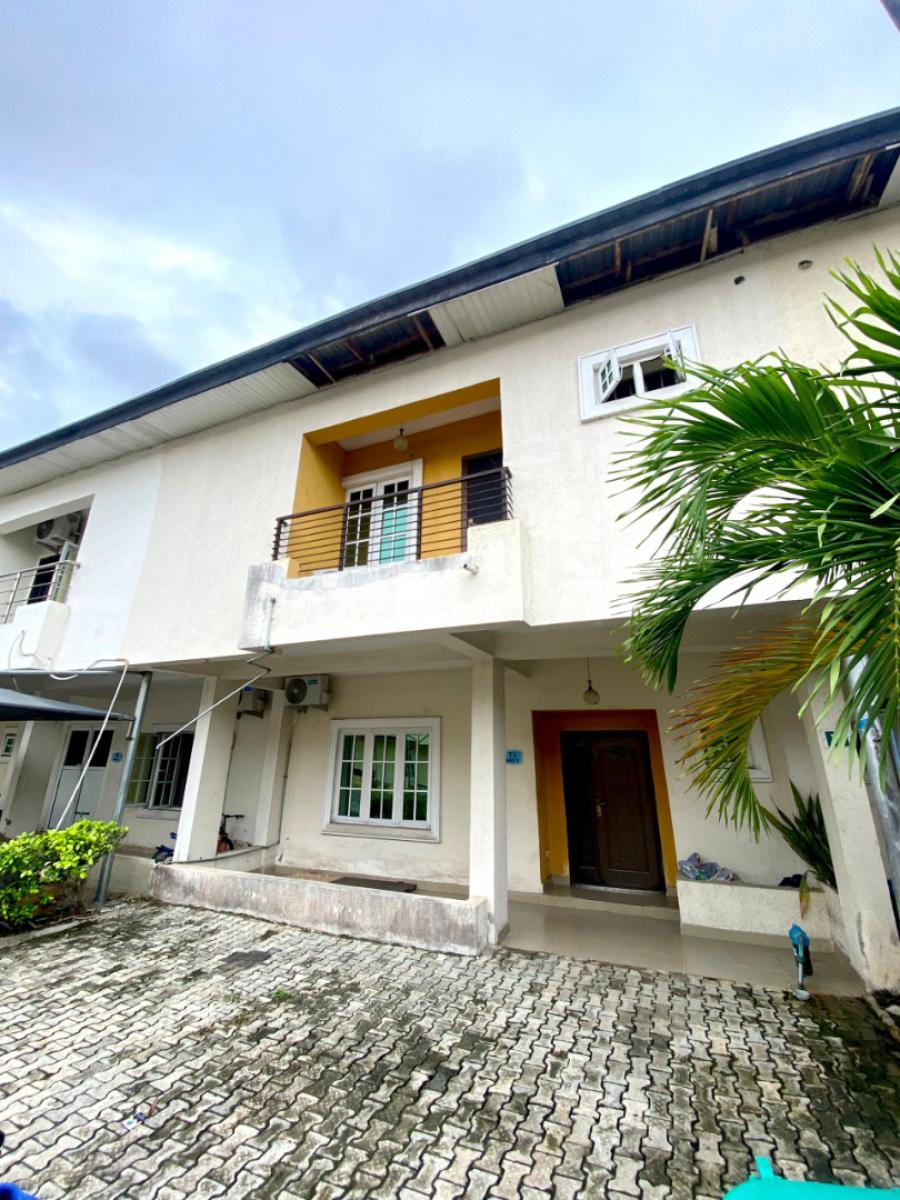 Fully Serviced 3 Bedroom Terrace Duplex, Chevron Alternative, Chevron, Lekki, Lagos, Terraced Duplex for Rent