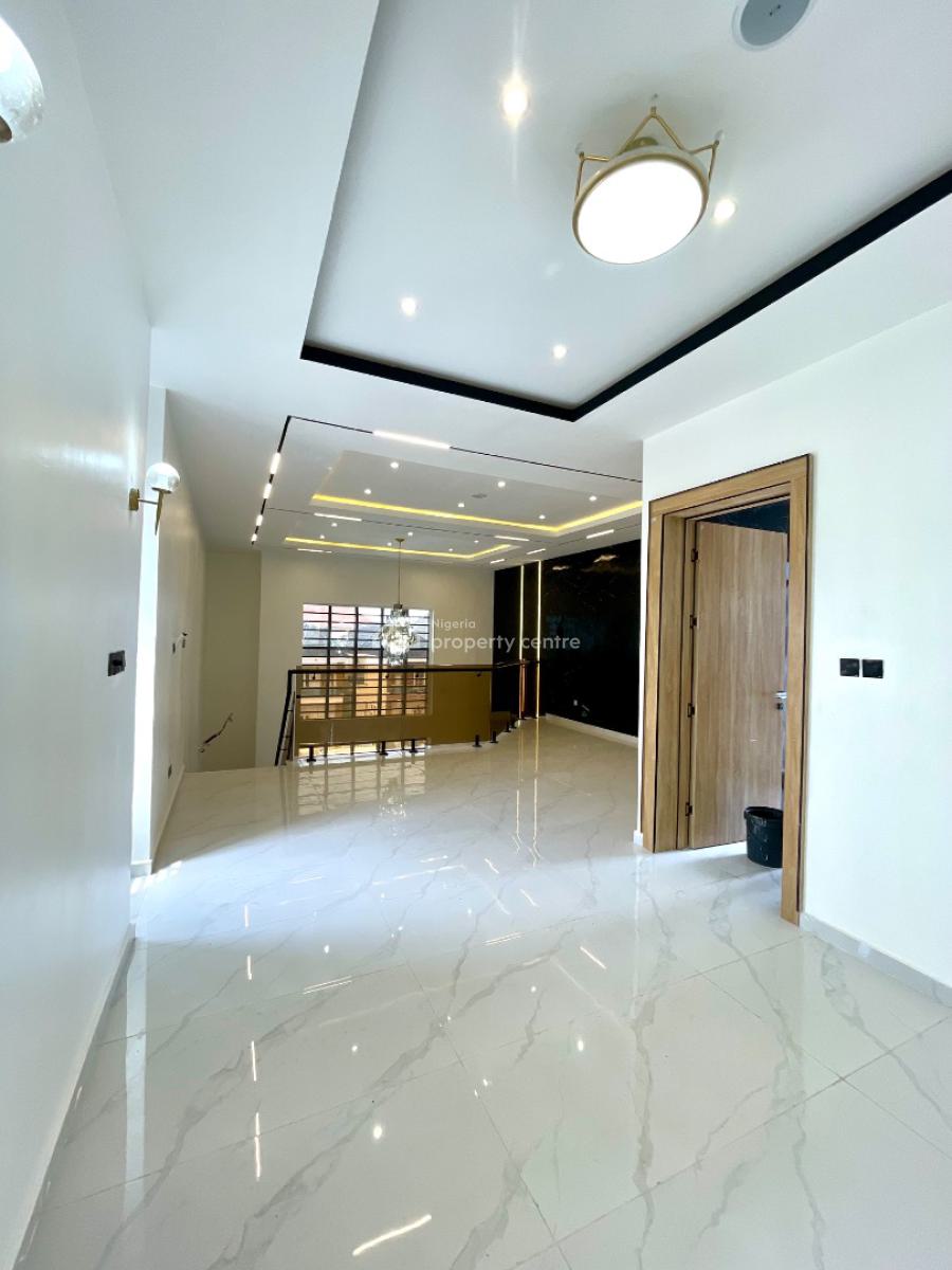 Beautifully Carved Luxury 6 Bedroom Detached Home with Bq, Chevron, Lekki, Lagos, Detached Duplex for Sale