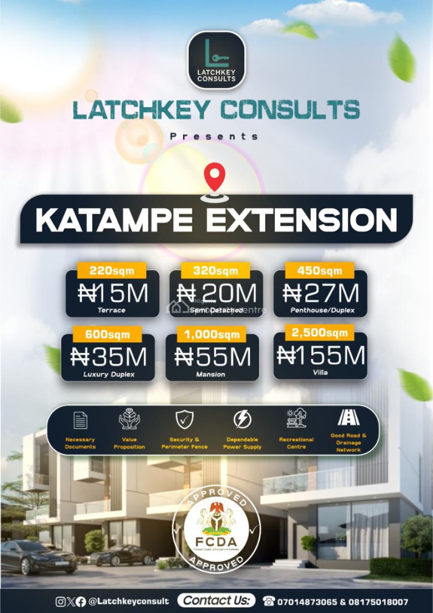 Katampe Extension Estate Lands, Katampe Extension, Katampe, Abuja, Residential Land for Sale