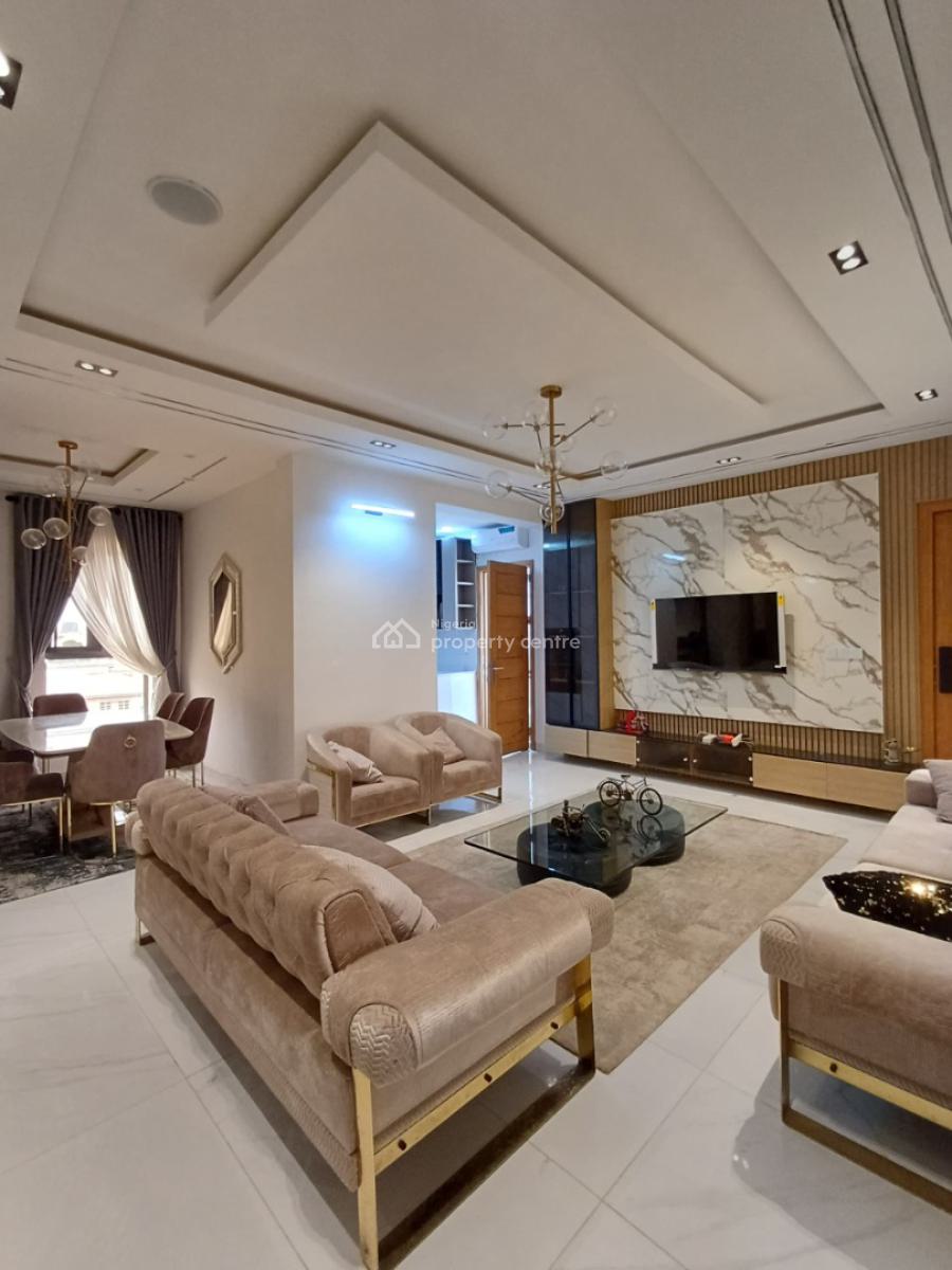 Airbnb Allowed: Luxury Furnished 2 Bedroom, Big Bq, Pool, Gym, 24 Hours Light, Lekki Phase 1, Lekki, Lagos, Flat / Apartment for Rent