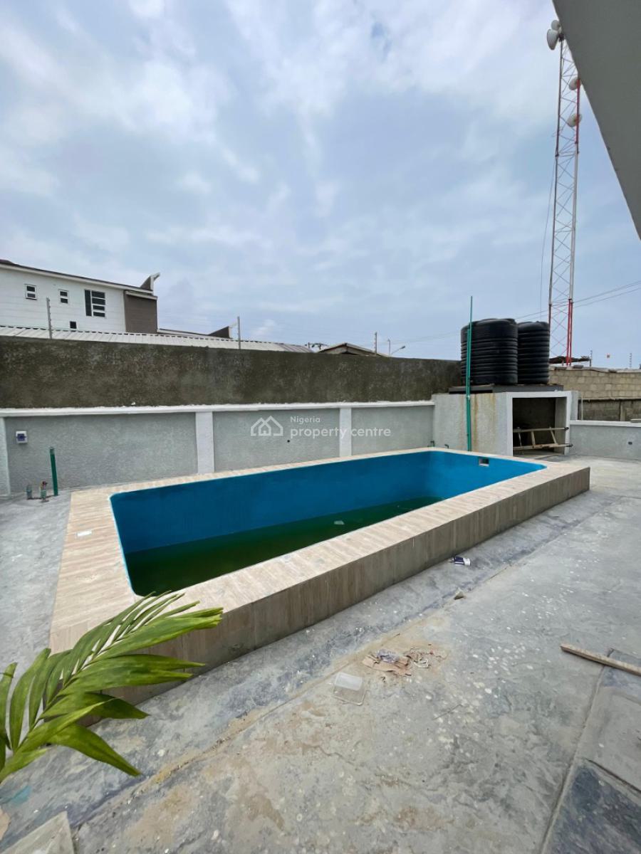 Contemporary 5 Bedroom Fully Detached Duplex with Bq & Swimming Pool, Osapa, Lekki, Lagos, Detached Duplex for Sale