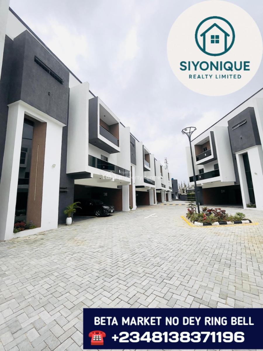 Absolutely Decent 4 Bedroom Terrace Duplex with Gym, Swimming Pool, Bq, Ikate, Lekki, Lagos, Terraced Duplex for Sale