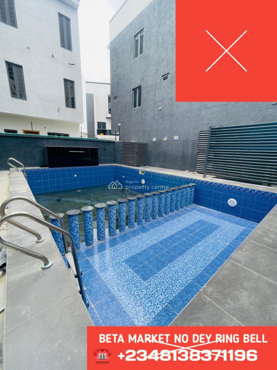 Absolutely Decent 4 Bedroom Terrace Duplex with Gym, Swimming Pool, Bq, Ikate, Lekki, Lagos, Terraced Duplex for Sale