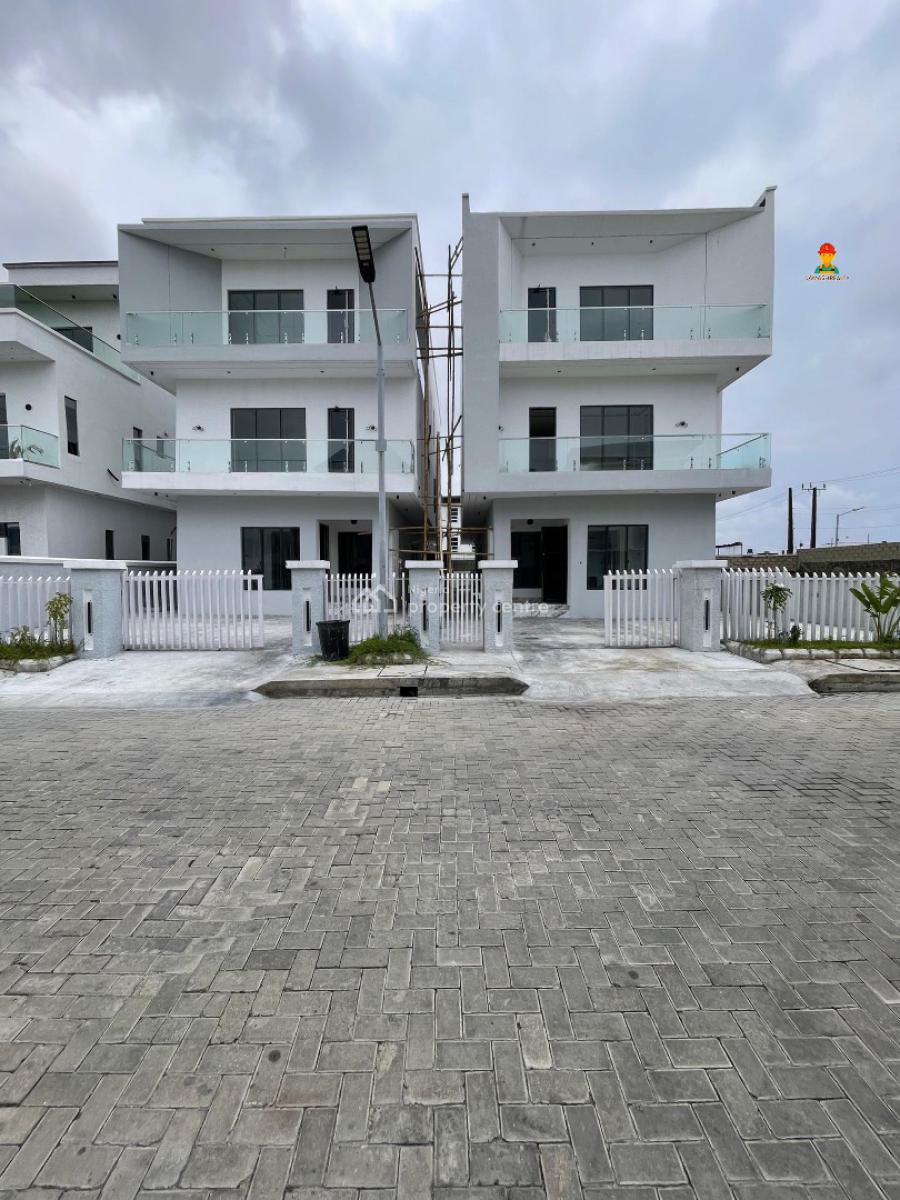 Magnificent 5 Bedroom Detached Duplex with Bq & Pool in Secure Estate, Osapa, Lekki, Lagos, Detached Duplex for Sale