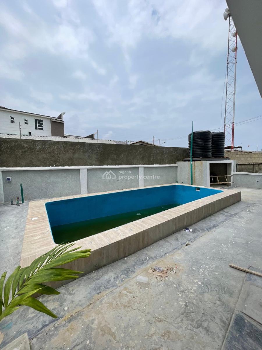 Magnificent 5 Bedroom Detached Duplex with Bq & Pool in Secure Estate, Osapa, Lekki, Lagos, Detached Duplex for Sale