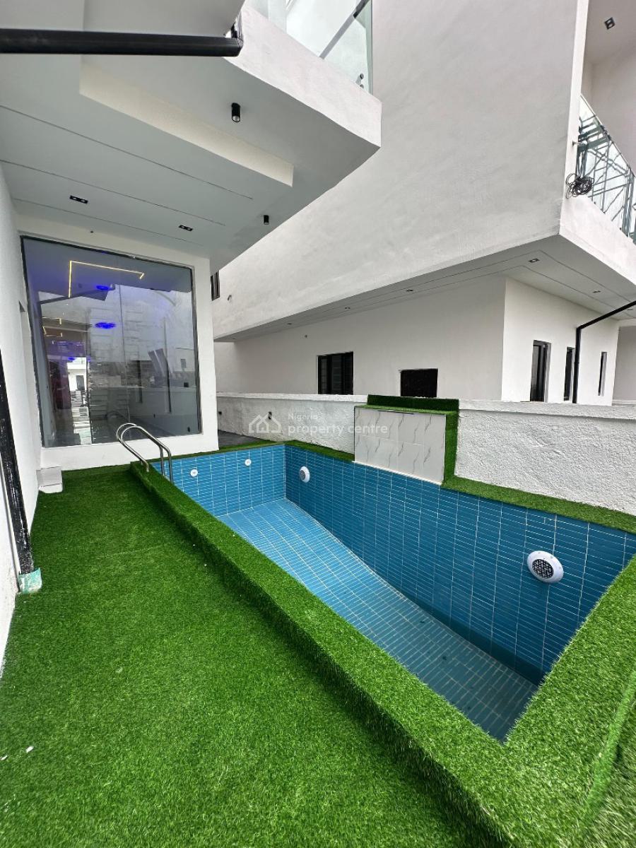 Elegantly Built 5 Bedroom Detached Duplex with Bq and Pool, Ajah, Lagos, Detached Duplex for Sale