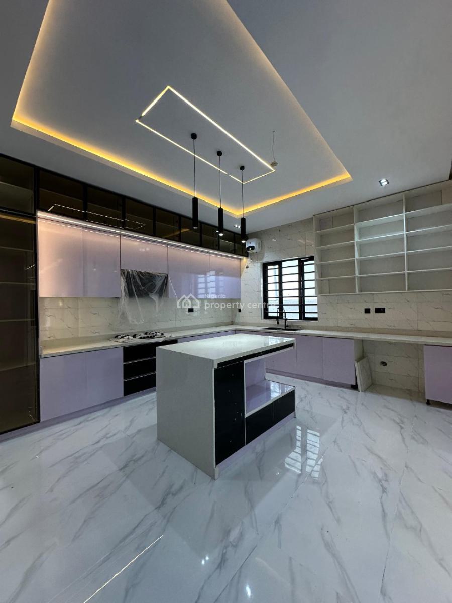 Cozy 5 Bedroom Detached Duplex with Bq, Pool and Office, Ajah, Lagos, Detached Duplex for Sale