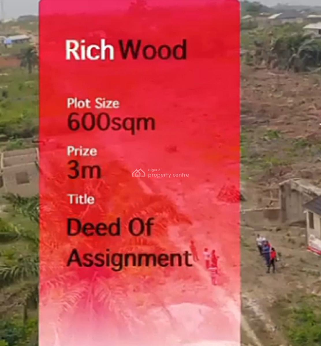 Buy and Build Immediately, Richwood Estate, Odo Egiri, Epe, Lagos, Mixed-use Land for Sale