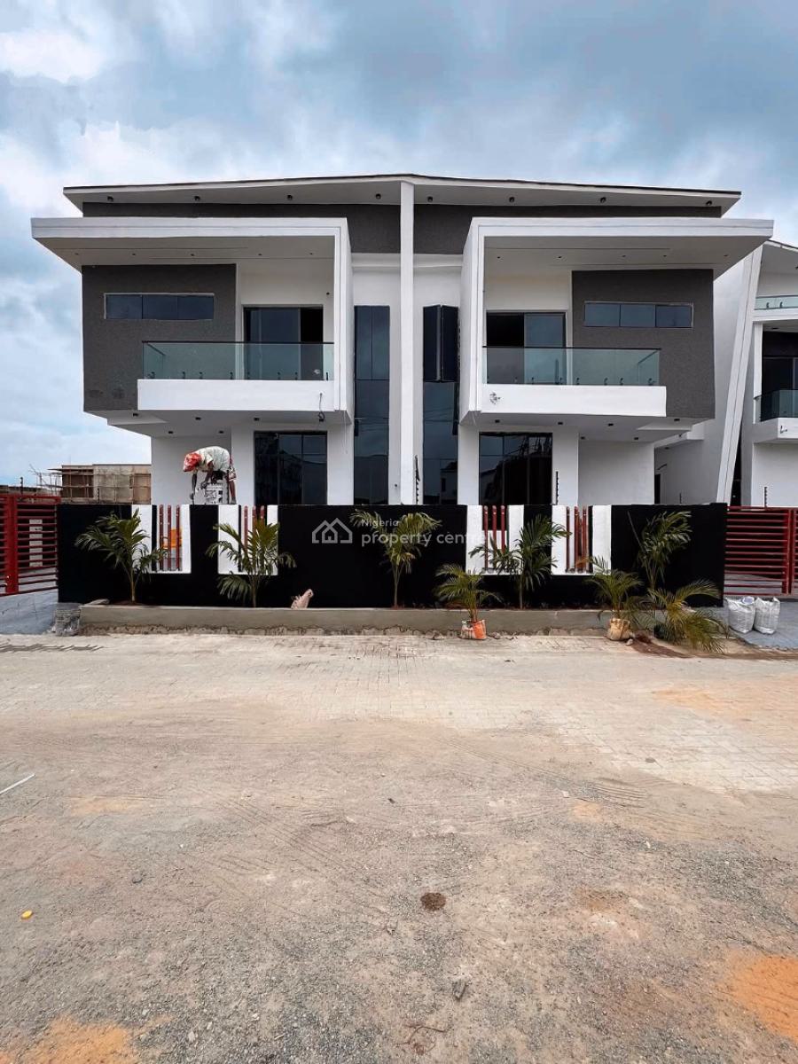 Four Bedroom Semi Detached Duplex with Bq, Ajah, Lagos, Semi-detached Duplex for Sale