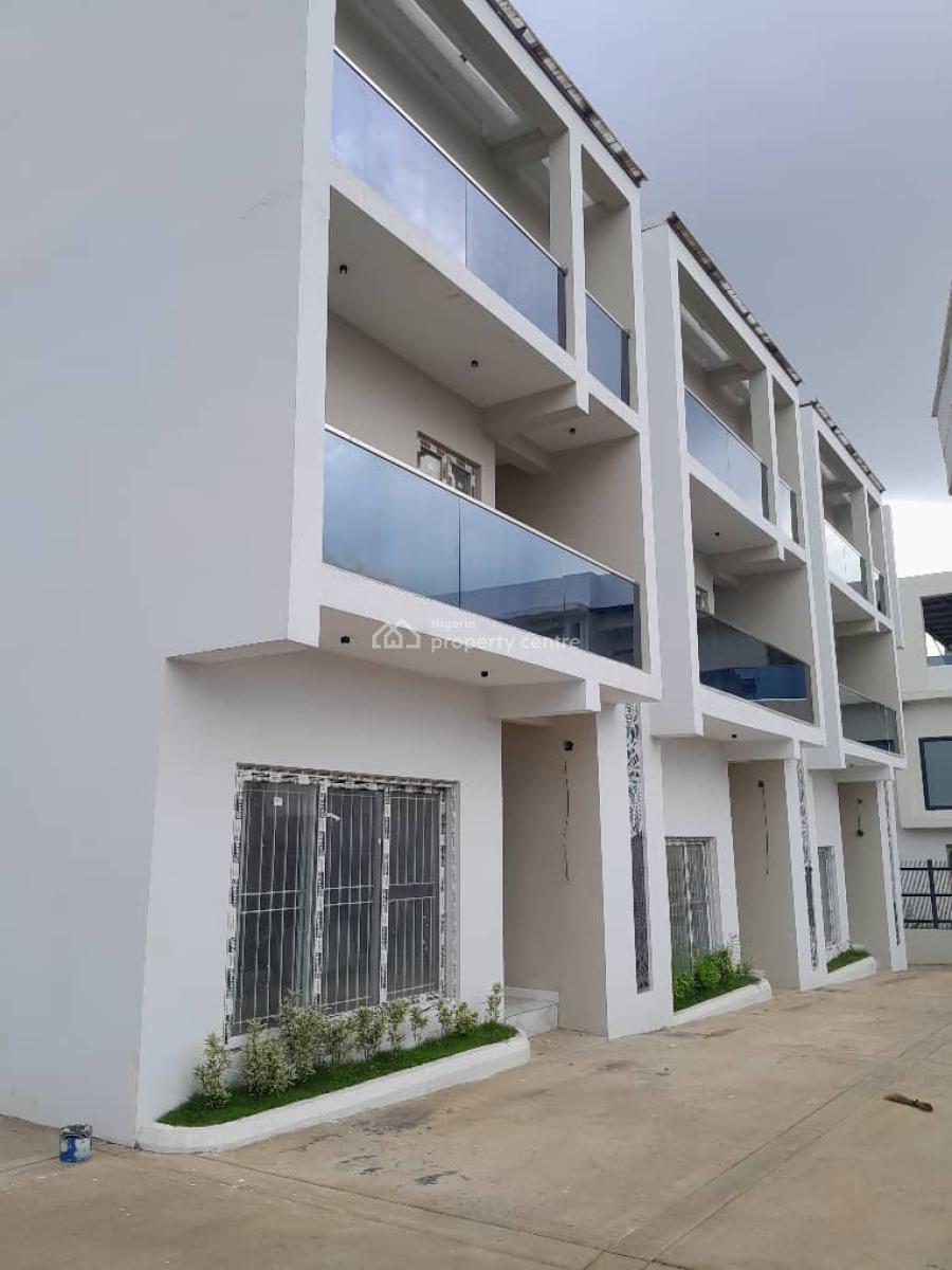 Brand New 4 Bedroom Spacious Terrace Duplex with Bq, Mabushi, Abuja, Terraced Duplex for Rent