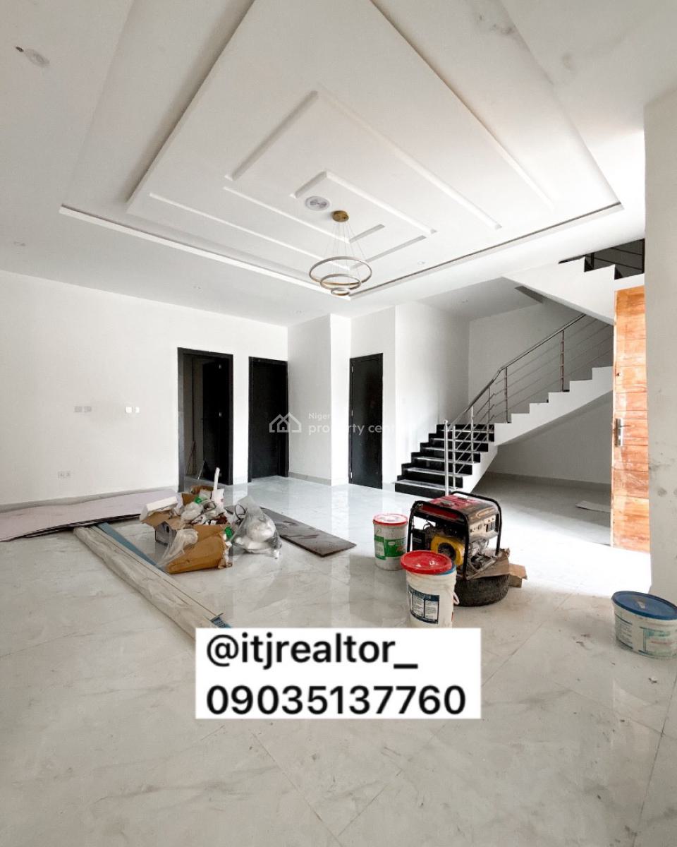 Lovely 4 Bedroom Detached Duplex with Bq, Chevron, Lekki, Lagos, Detached Duplex for Sale