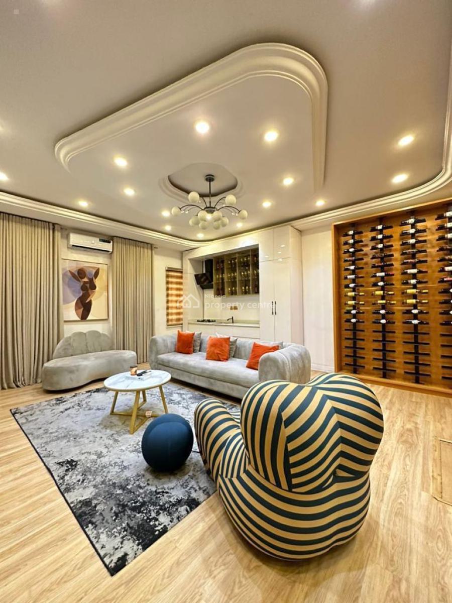 Luxury One Bedroom Apartment with Wine Cellar, Idado, Lekki, Lagos, Flat / Apartment Short Let