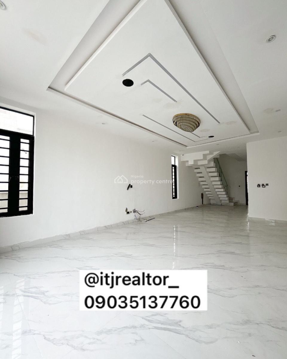 Stunning 5 Bedroom Detached Duplex with Swimming Pool and Bq, Chevron, Lekki, Lagos, Detached Duplex for Sale