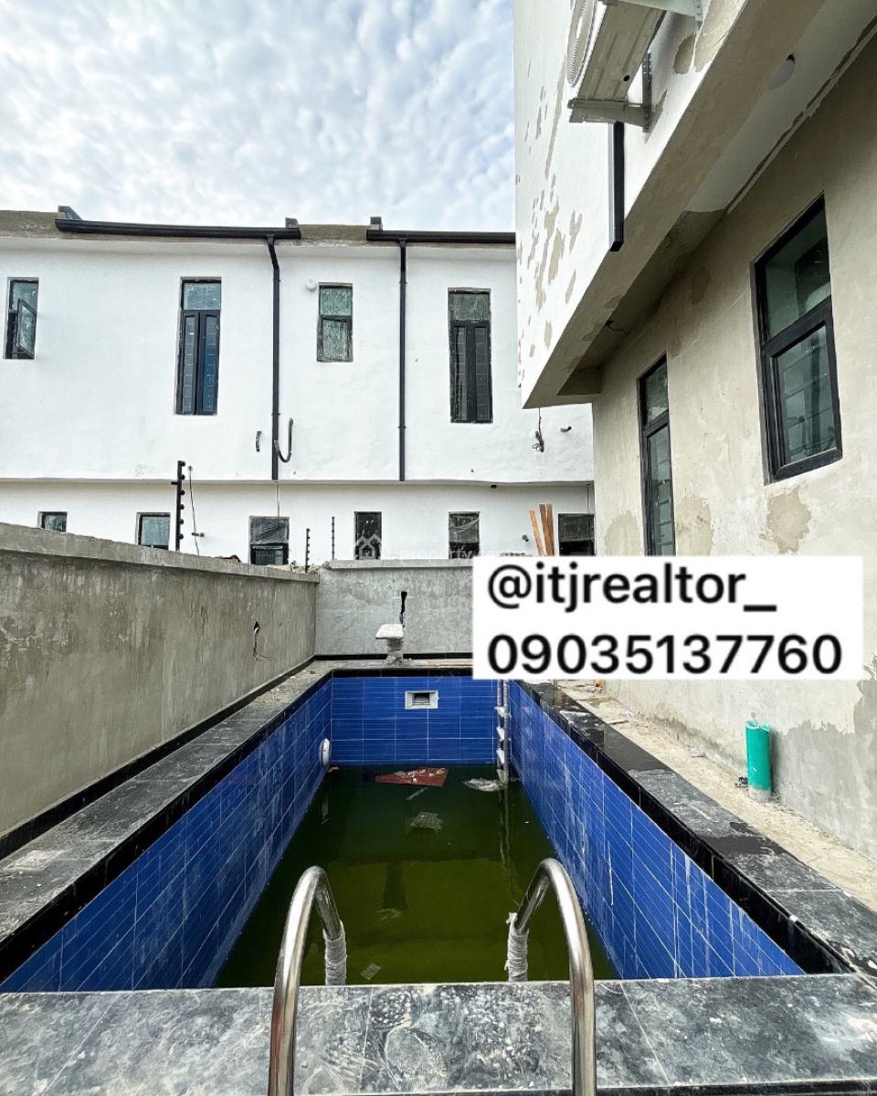 Stunning 5 Bedroom Detached Duplex with Swimming Pool and Bq, Chevron, Lekki, Lagos, Detached Duplex for Sale