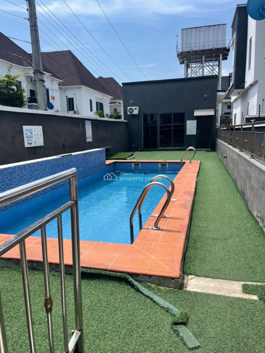 Luxury 4 Bedrooms Terraced Duplex with a Swimming Pool, Orchid Road, Lekki, Lagos, Terraced Duplex Short Let