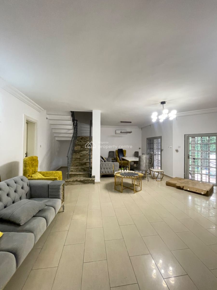 Fully Furnished and Serviced 5bedroom Duplex a Bq and Swimming Pool, Maitama District, Abuja, Semi-detached Duplex for Rent
