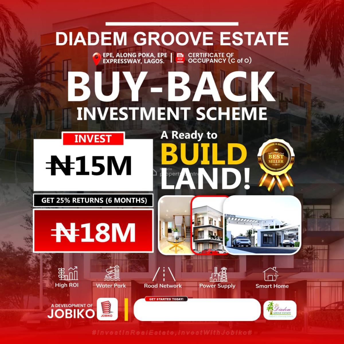 Exclusive Buy-back Scheme for Sharp Investors, Poka, Epe, Lagos, Land for Sale