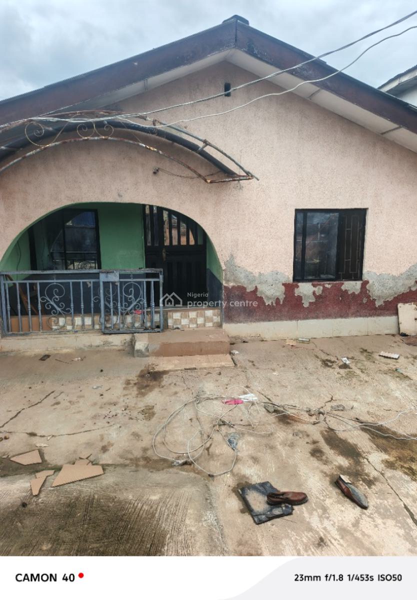 3 Bedrooms Bungalow on a Half Plot of Land, Off Ijedodo Road, Close to Fire Junction, Ijegun, Ikotun, Lagos, Detached Bungalow for Sale