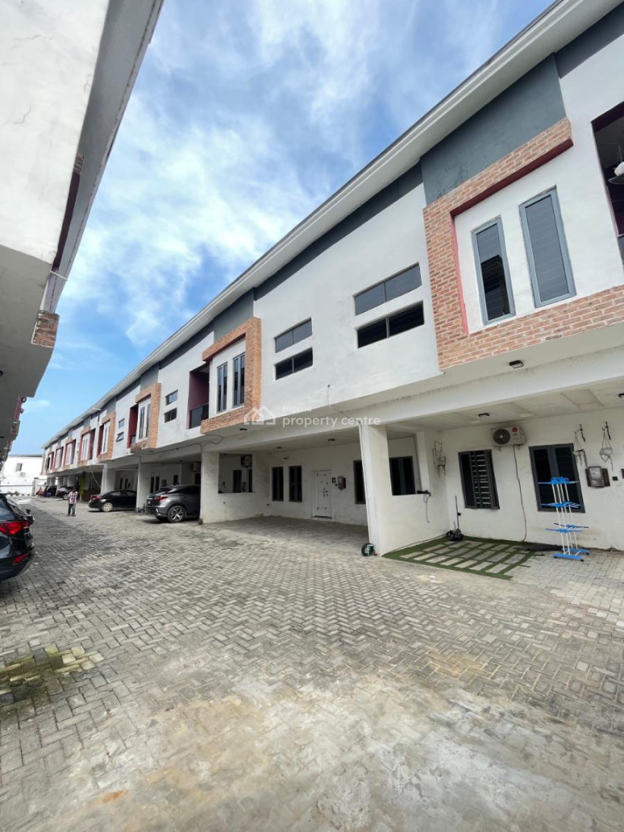 4 Bedroom Terrace Duplex with a Bq, Swimming Pool, Orchid Road, Lekki, Lagos, Terraced Duplex for Rent