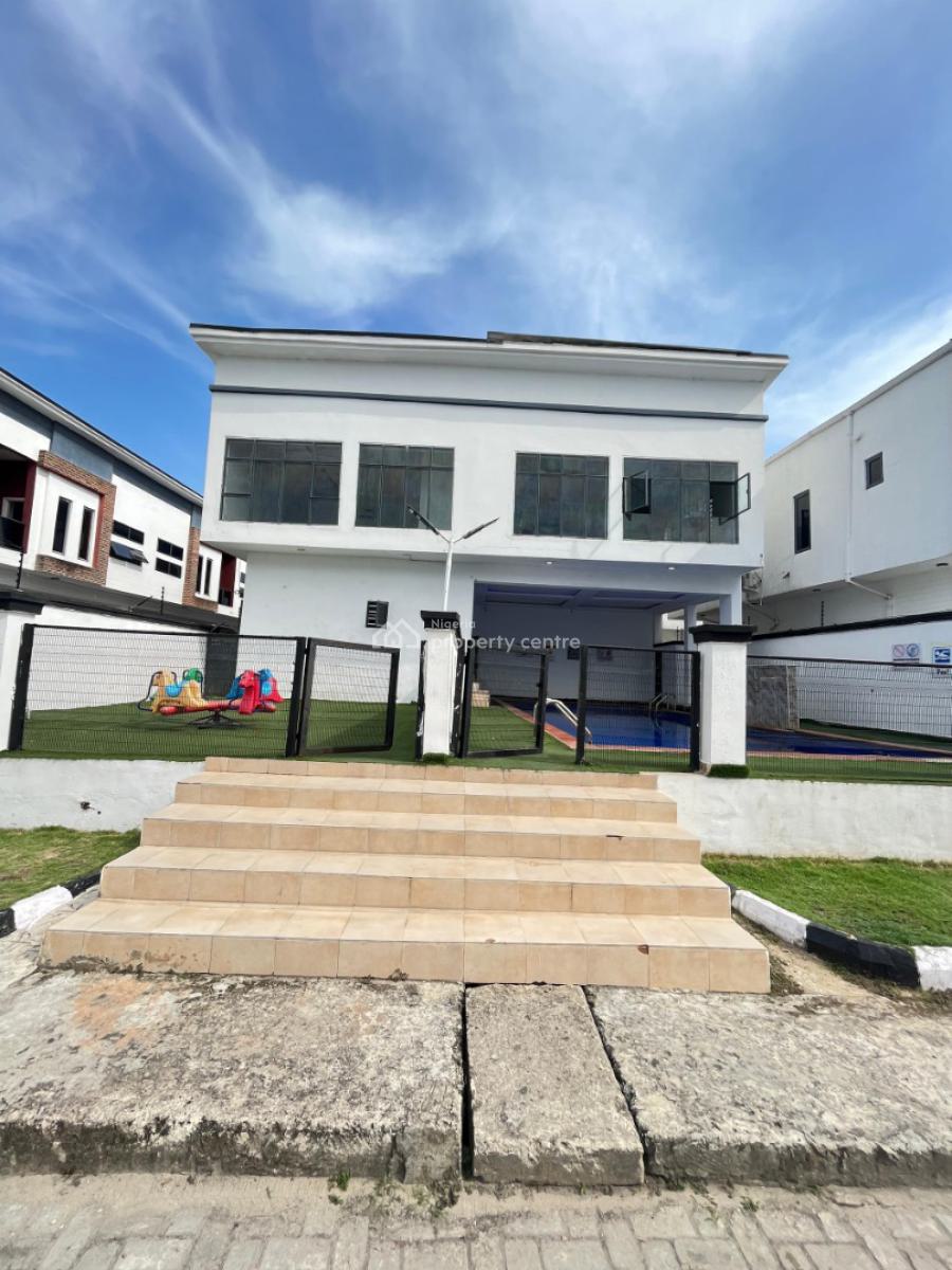 4 Bedroom Terrace Duplex with a Bq, Swimming Pool, Orchid Road, Lekki, Lagos, Terraced Duplex for Rent