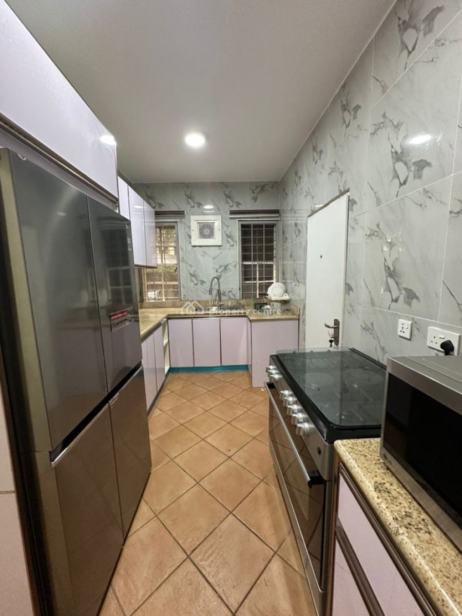 Luxury 4 Bedrooms Serviced & Furnished Terraced Duplex, Bq, Pool, Main, Maitama District, Abuja, Terraced Duplex for Rent