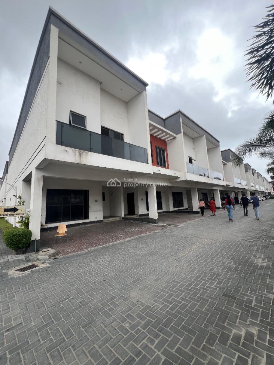 Luxury 4 Bedrooms Terraced Duplex with Pool, Gym & Bq, Ologolo, Lekki, Lagos, Terraced Duplex for Sale
