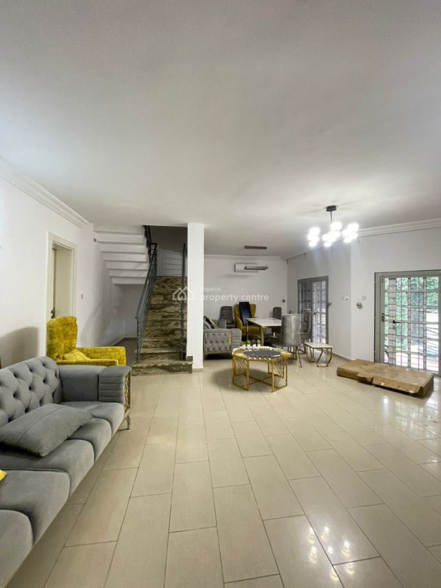 Furnished and Serviced 5 Bedroom Semi Detached Duplex with Bq & a Pool, Maitama District, Abuja, Semi-detached Duplex for Rent
