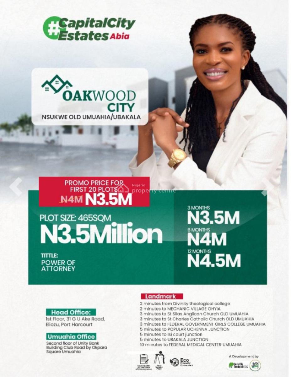 Affordable Land, Old Umuahia, Umuahia, Abia, Residential Land for Sale