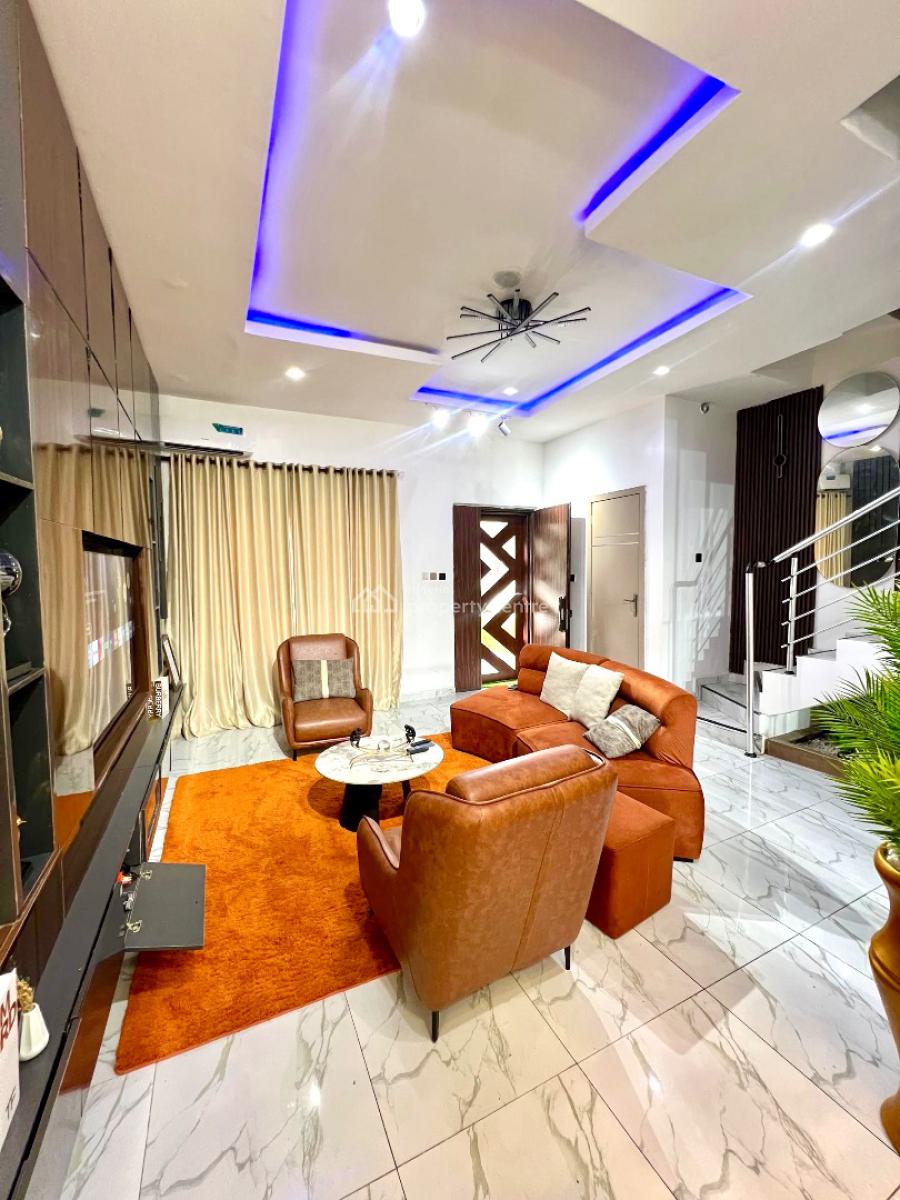 Furnished 4 Bedrooms Terraced Duplex with Bq, Ikate, Lekki, Lagos, Terraced Duplex for Rent