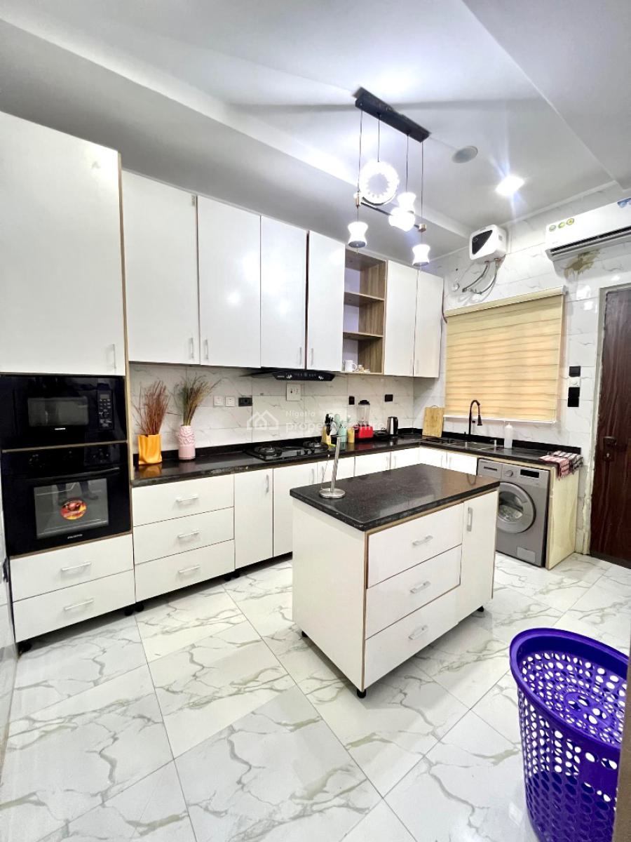 Furnished 4 Bedrooms Terraced Duplex with Bq, Ikate, Lekki, Lagos, Terraced Duplex for Rent