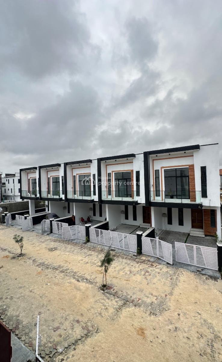 Exquisitely Built 4 Bedroom Self Compound Terrace with Bq, Uniquely Built Homes for Comfort and Privacy, Ikota, Lekki, Lagos, Terraced Duplex for Sale