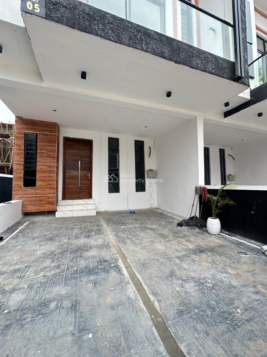 Exquisitely Built 4 Bedroom Self Compound Terrace with Bq, Uniquely Built Homes for Comfort and Privacy, Ikota, Lekki, Lagos, Terraced Duplex for Sale
