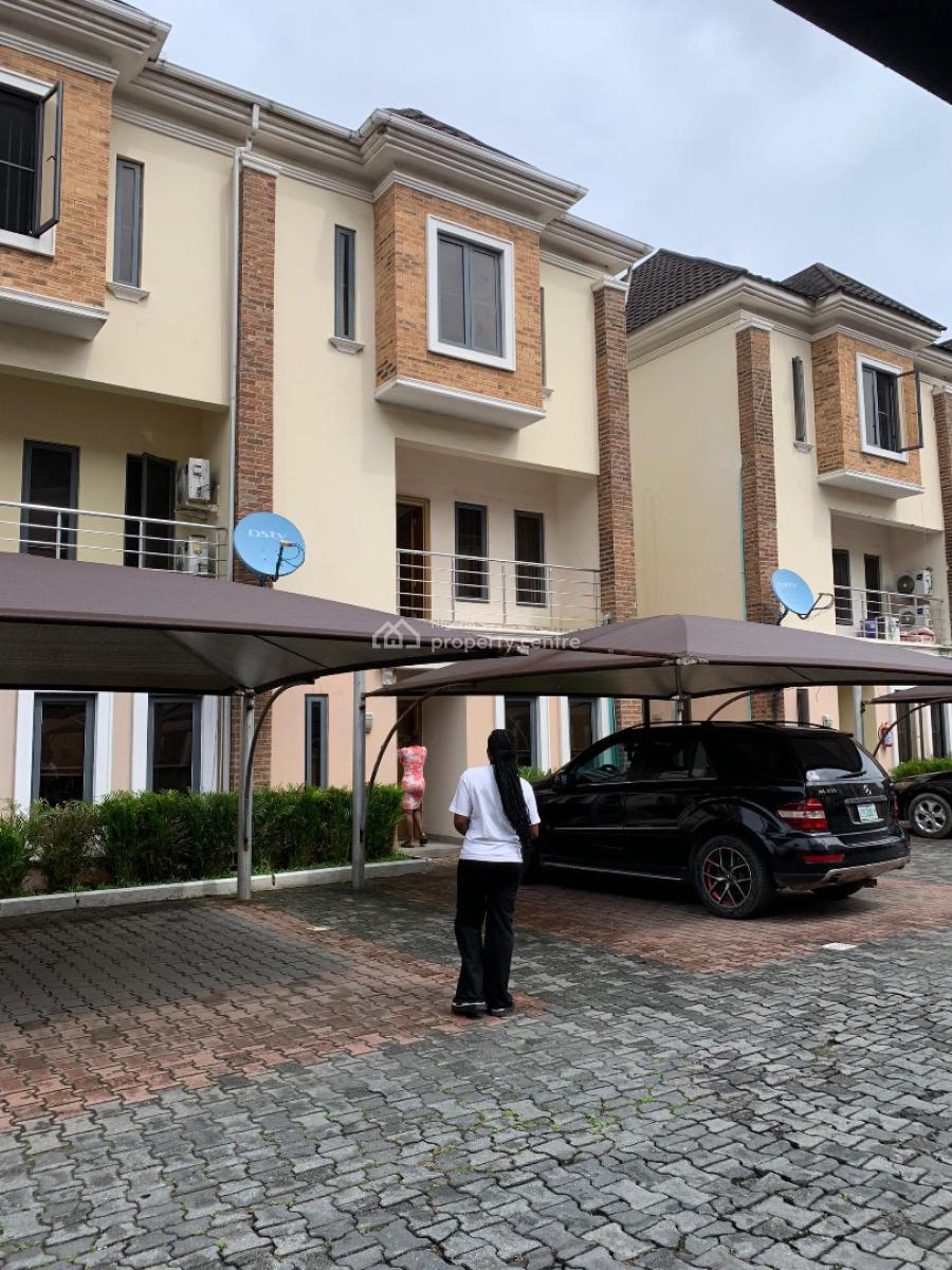 4 Bedroom Terrace Duplex, Chevron, Lekki, Lagos, Terraced Duplex for Rent