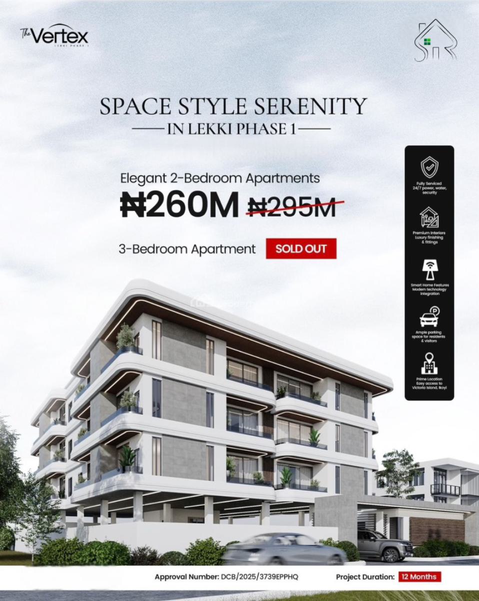 Deluxe 2 Bed Apartments with Smart Home Features, Lekki Phase 1, Lekki, Lagos, Flat / Apartment for Sale