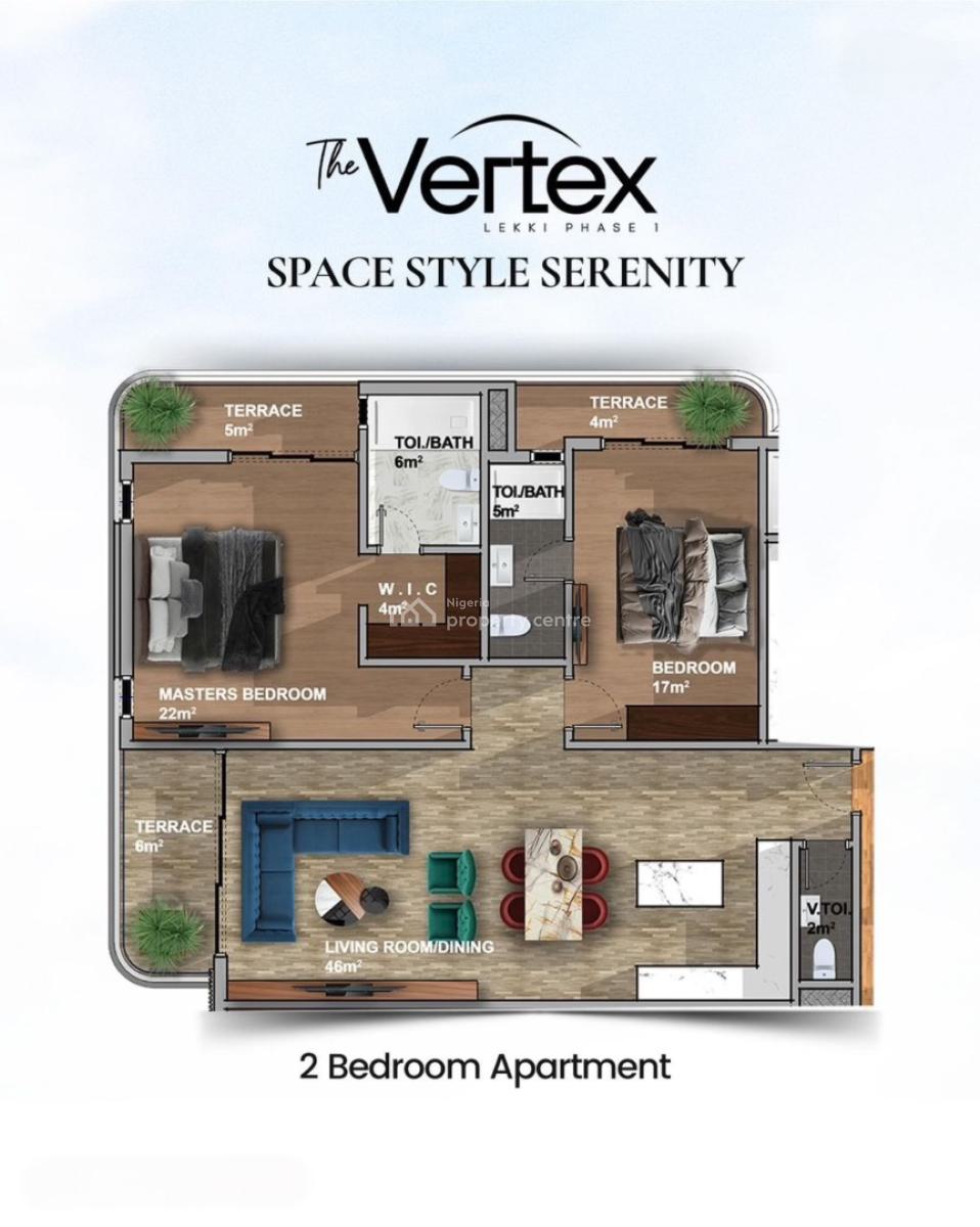 Deluxe 2 Bed Apartments with Smart Home Features, Lekki Phase 1, Lekki, Lagos, Flat / Apartment for Sale