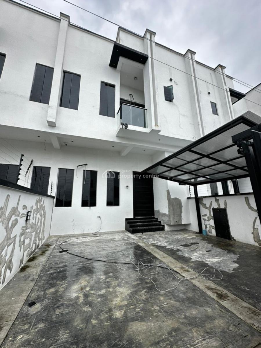 Beautiful 3 Bedroom Self Compound Terrace  with Bq, General Paint, Abraham Adesanya, Ajah, Lagos, Terraced Duplex for Rent