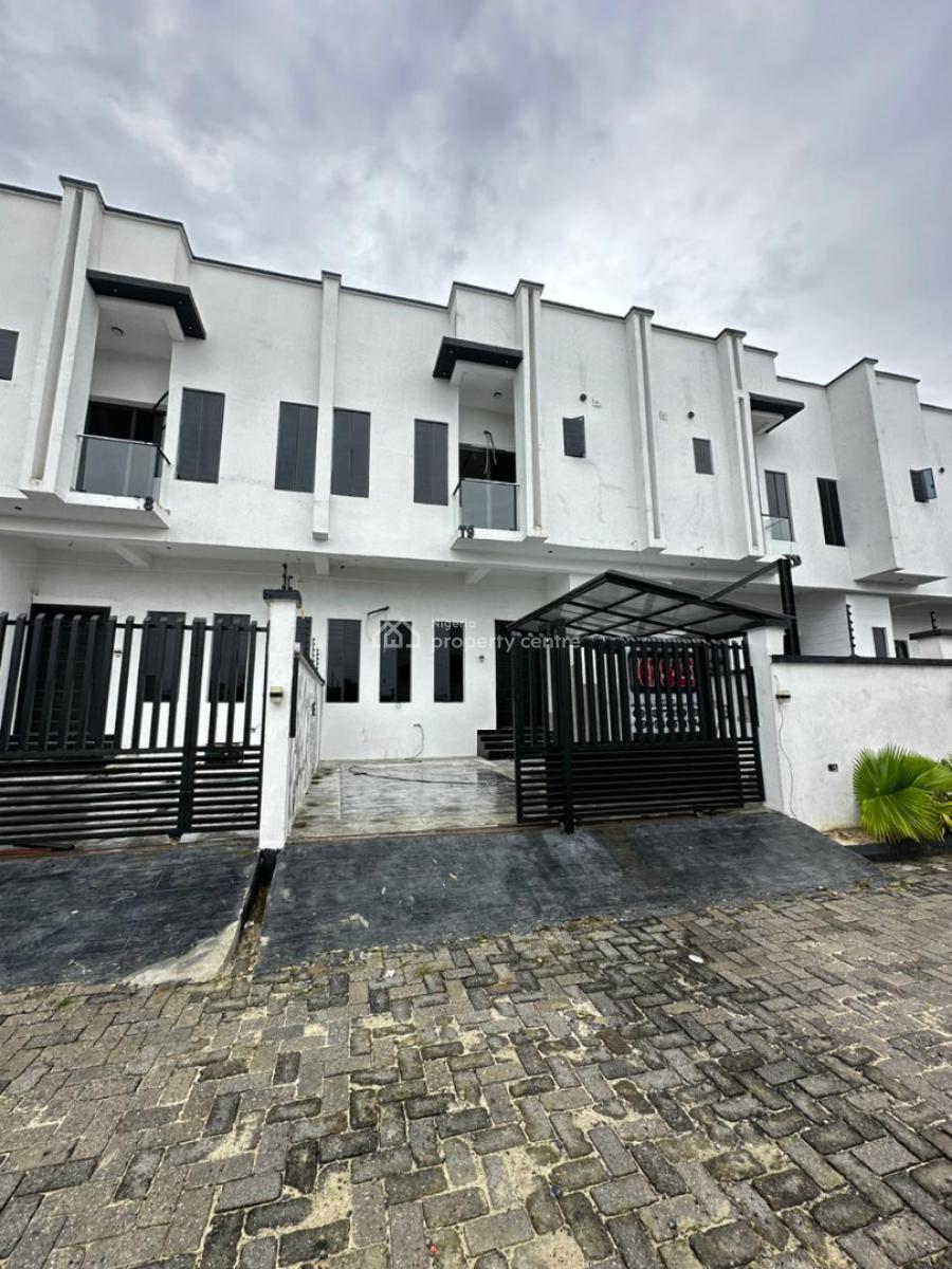 Beautiful 3 Bedroom Self Compound Terrace  with Bq, General Paint, Abraham Adesanya, Ajah, Lagos, Terraced Duplex for Rent