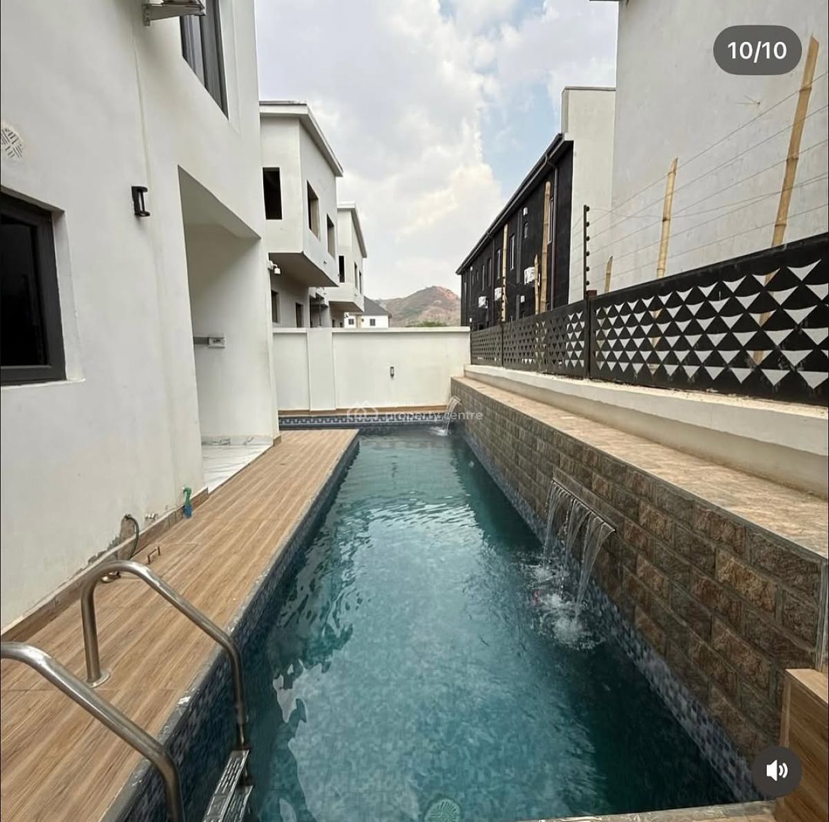 Brand New 4 Bedroom Serviced & Furnished Duplex,pool, Gym, Tarred Road, Serene Neighborhood, Katampe (main), Katampe, Abuja, Terraced Duplex for Rent
