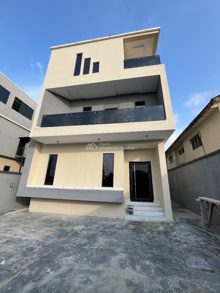 Deluxe 5 Bed Detached Duplex with a Staff Room, in an Estate, Gra Phase 2, Magodo, Lagos, Detached Duplex for Sale