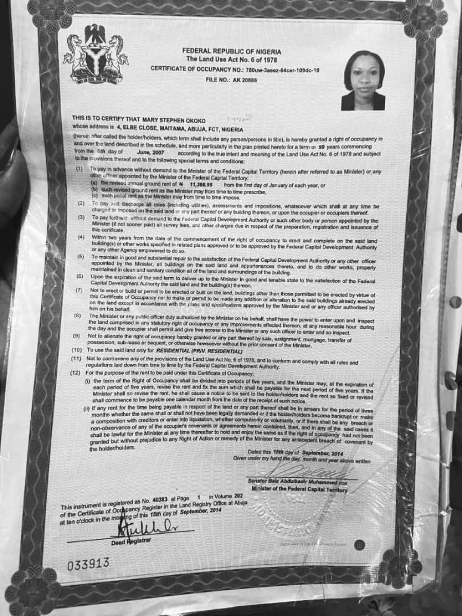 Plot of Land, Mabushi, Abuja, Residential Land for Sale