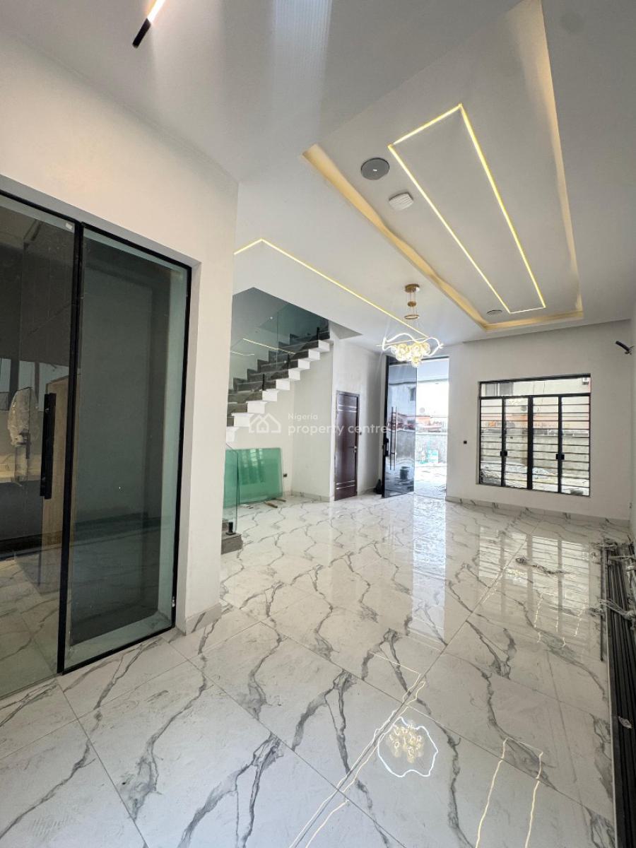 Contemporary 4 Bedroom Terrace Duplex with Bq in a Appreciating Axis, Osapa, Lekki, Lagos, Terraced Duplex for Sale