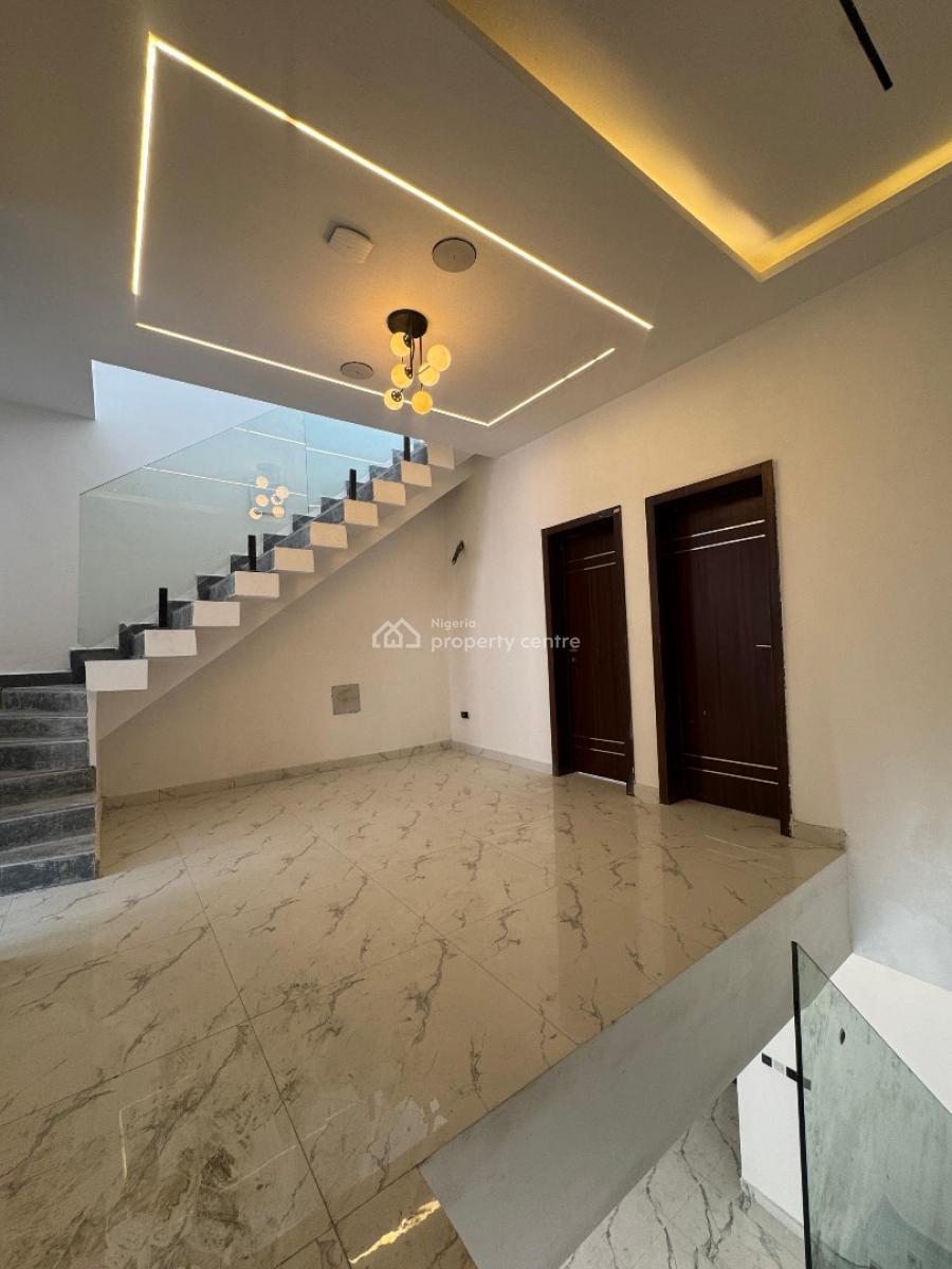 Contemporary 4 Bedroom Terrace Duplex with Bq in a Appreciating Axis, Osapa, Lekki, Lagos, Terraced Duplex for Sale